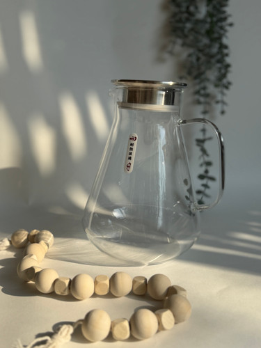 پارچ پیرکس درب دار