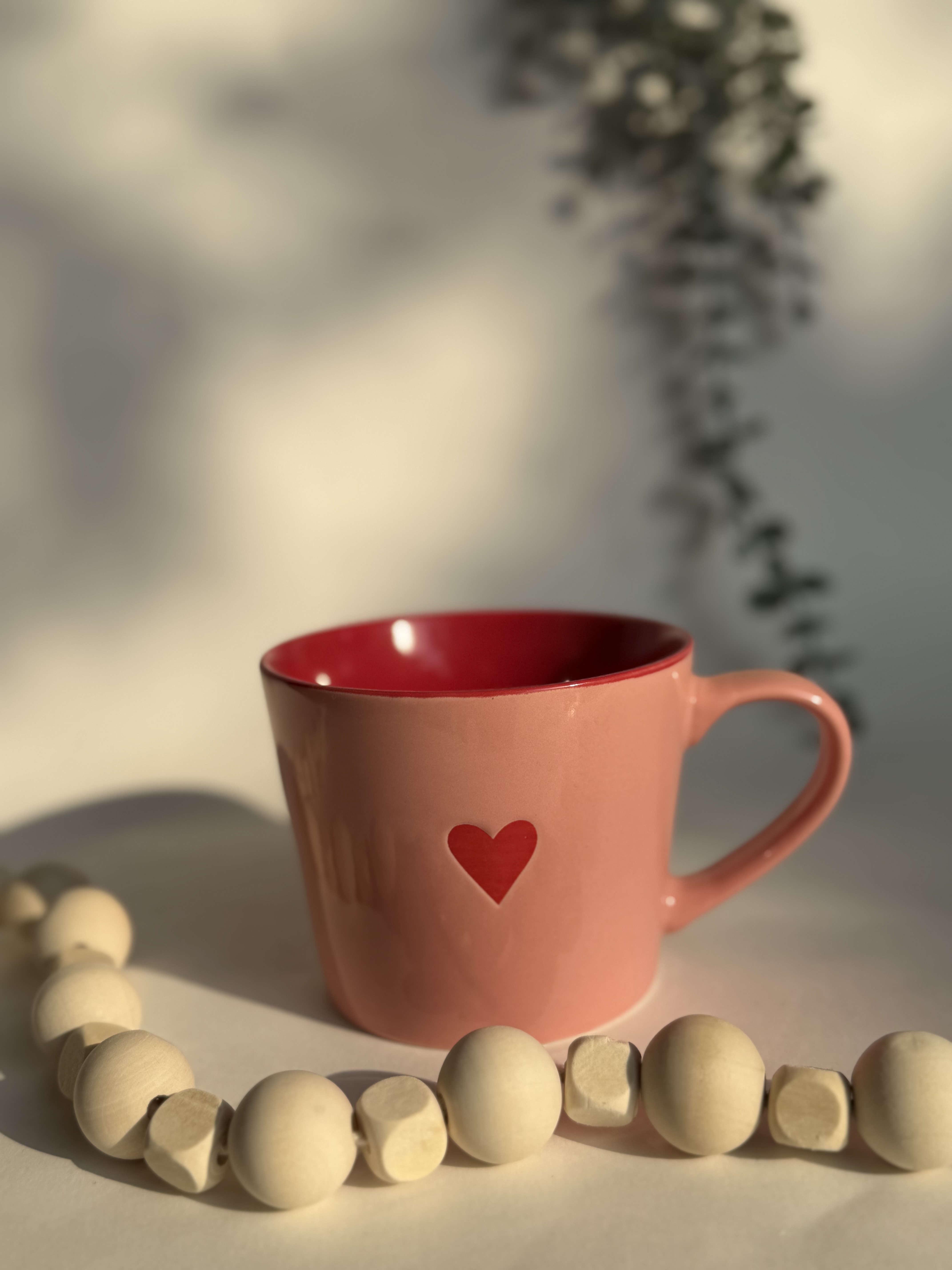 ماگ سرامیکی رنگی طرح قلب