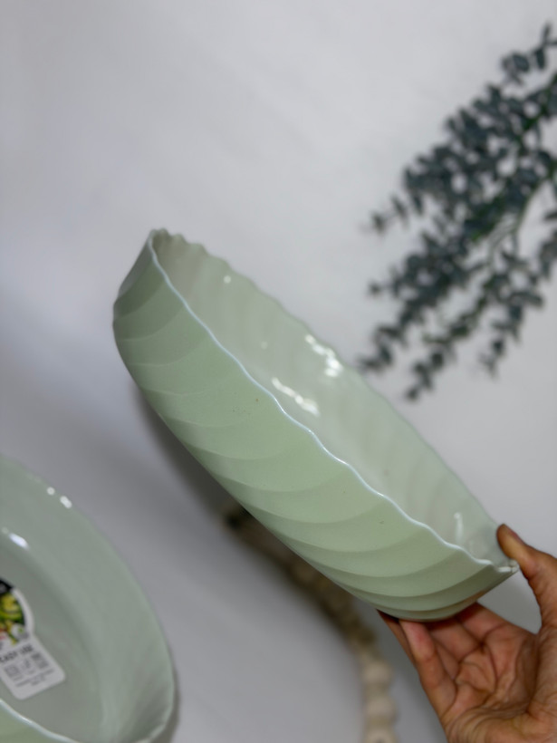ست دو عددی تابه بیضی آرکوپال سبز پاستیلی