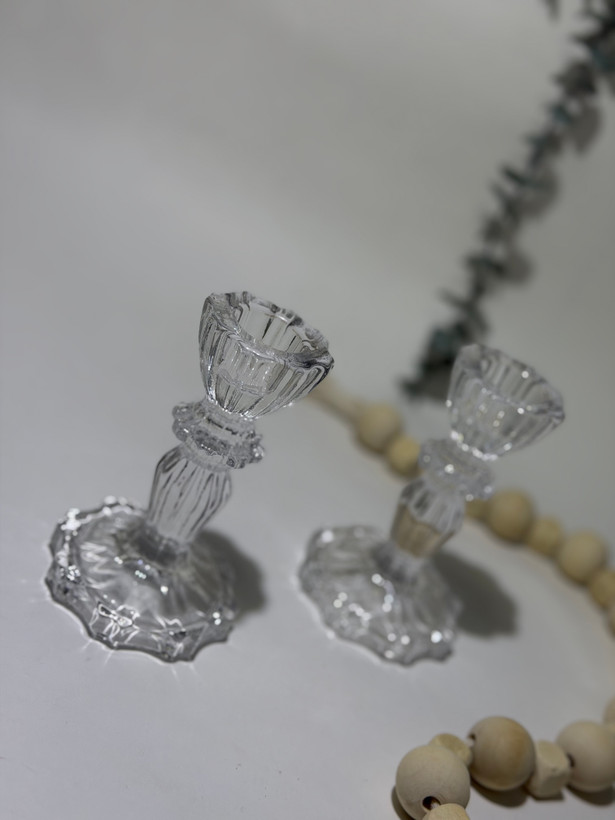 جا شمعی کریستال دکوری