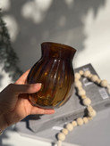 گلدون شیشه ای دیواری رنگی دکوری دست ساز