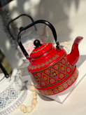 کتری لعابی مراکشی طرح سنتی ۲/۵ لیتری
