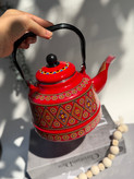 کتری لعابی مراکشی طرح سنتی ۲/۵ لیتری
